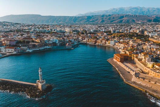 Chania på Kreta i Grænkenland