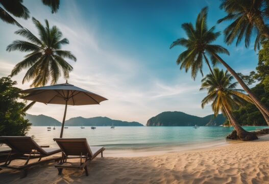 Lækker strand i Thailand