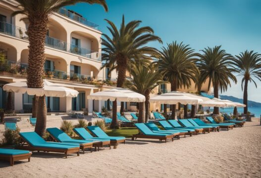 Lækkert strandhotel i Italien