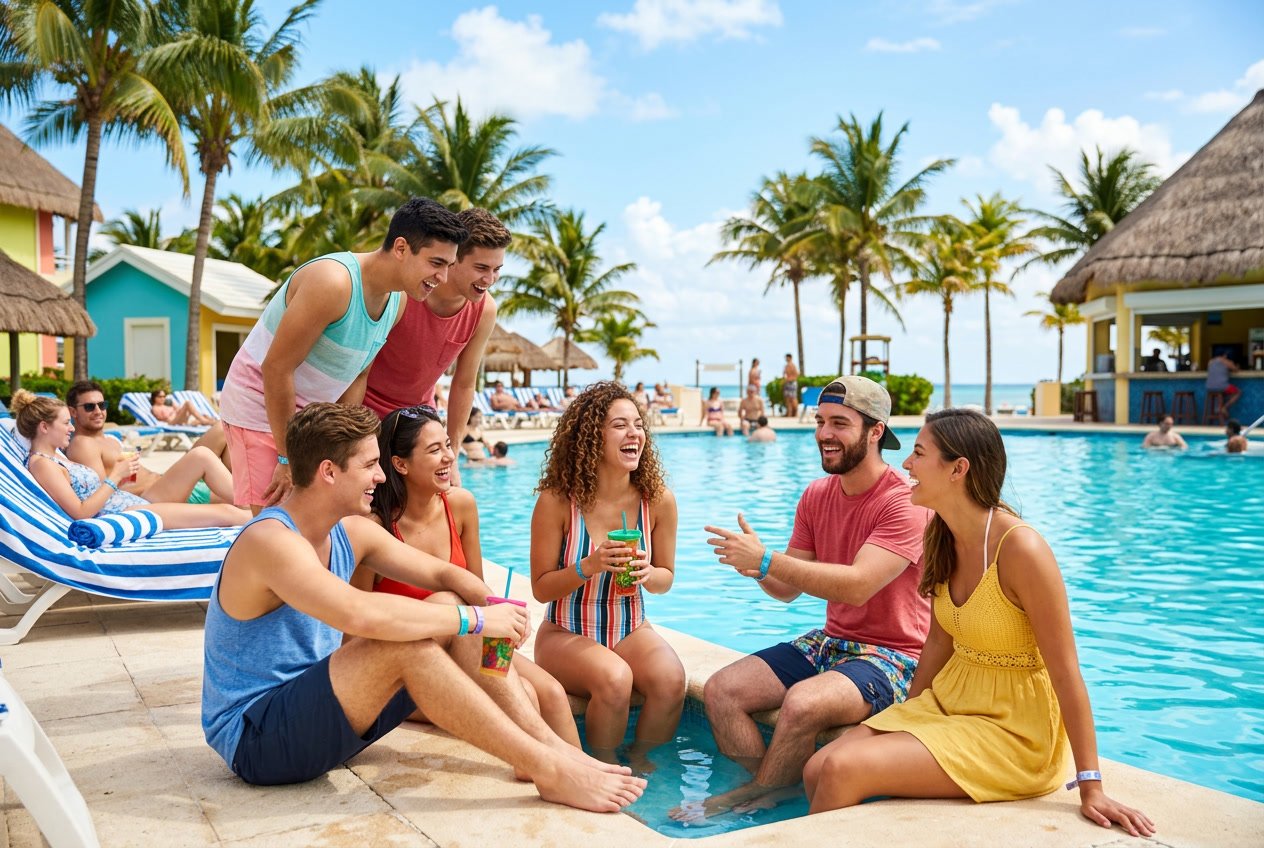 Billige grupperejser for unge med all inclusive og afbudsrejser